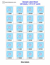 Load image into Gallery viewer, Downloadable ToteScan® labels - Small (1.5"x1.5" labels, 24 labels per page)