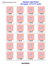 Load image into Gallery viewer, Downloadable ToteScan® labels - Small (1.5"x1.5" labels, 24 labels per page)