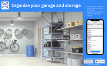 Load image into Gallery viewer, Limited Time Deal! ToteScanĀ® Intelligent QR Labels for Organization/Moving/Storage (60 unique sets of 4 labels, to place on all 4 sides of your box/container) 1.5"x1.5" labels.