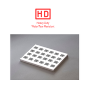 Load image into Gallery viewer, (Bulk Sheets) ToteScan® Heavy Duty (HD - tough labels) Intelligent QR Labels Bulk Sheets (no packaging) (24 labels/sheet 1.5"x1.5)