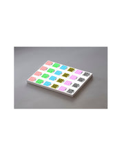 Load image into Gallery viewer, (Bulk Sheets) Multi-Color ToteScan® Intelligent QR Labels Bulk Sheets (no packaging) (24 labels/sheet 1.5"x1.5)