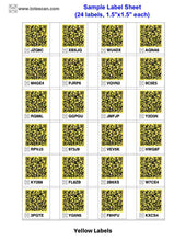 Load image into Gallery viewer, Downloadable ToteScan® labels - Small (1.5"x1.5" labels, 24 labels per page)