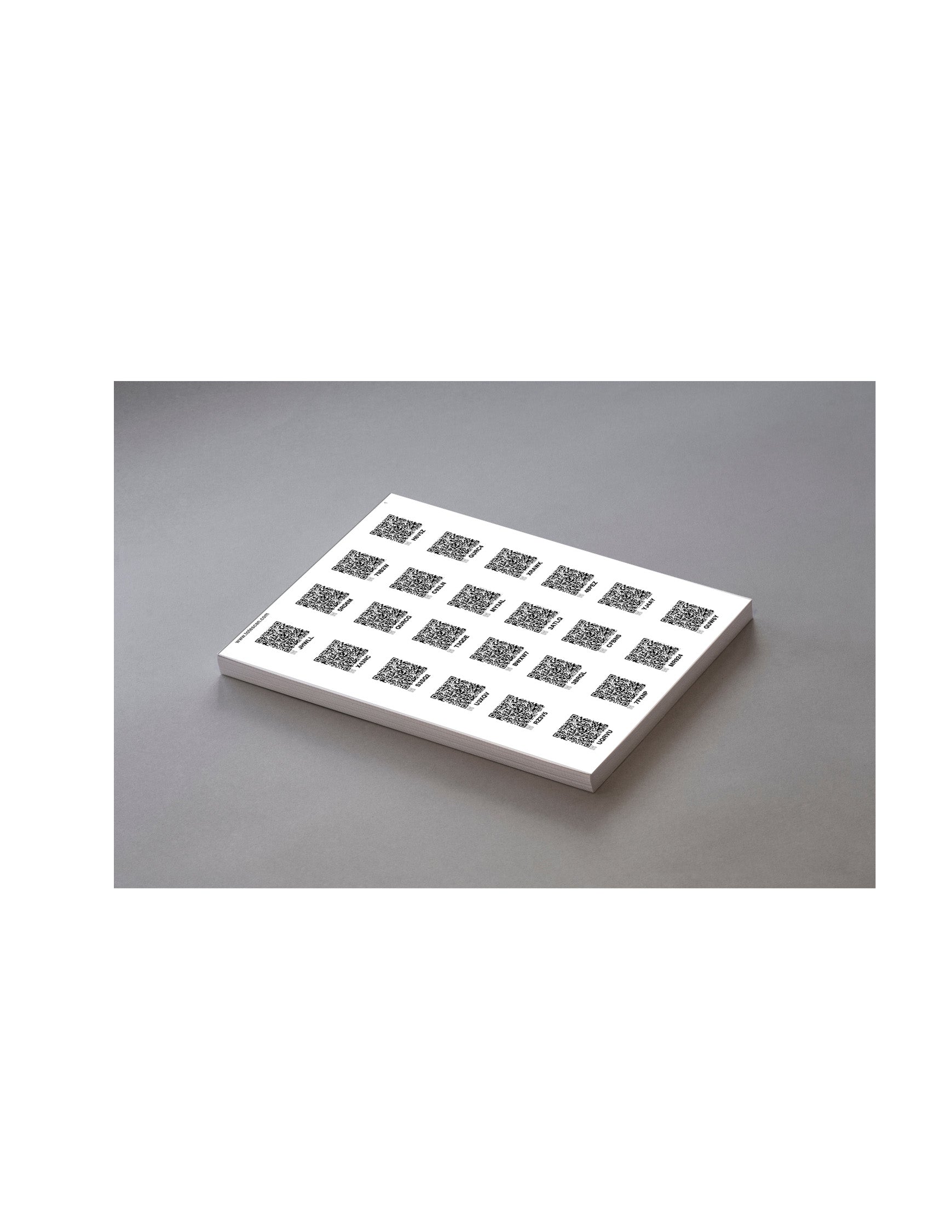 (Bulk Sheets) ToteScan® Intelligent QR Labels Bulk Sheets (no packagin